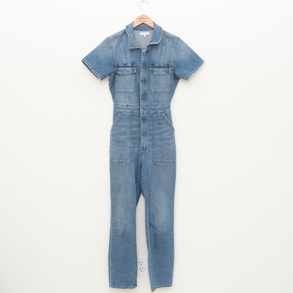 USED // Good American Denim Jumpsuit